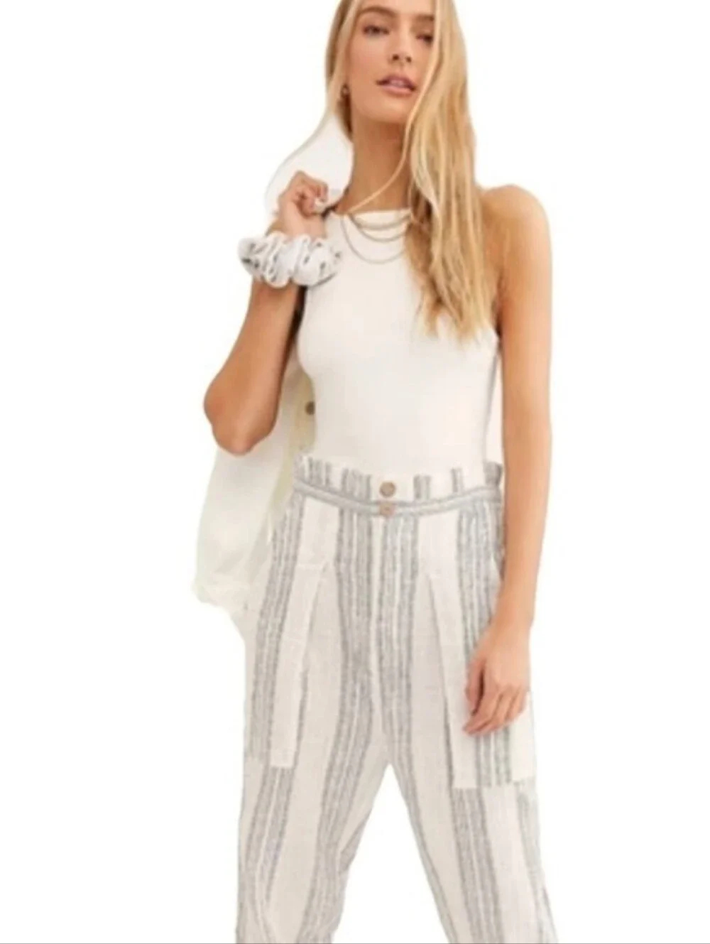 Free People Semi Sweet Striped Pants size small